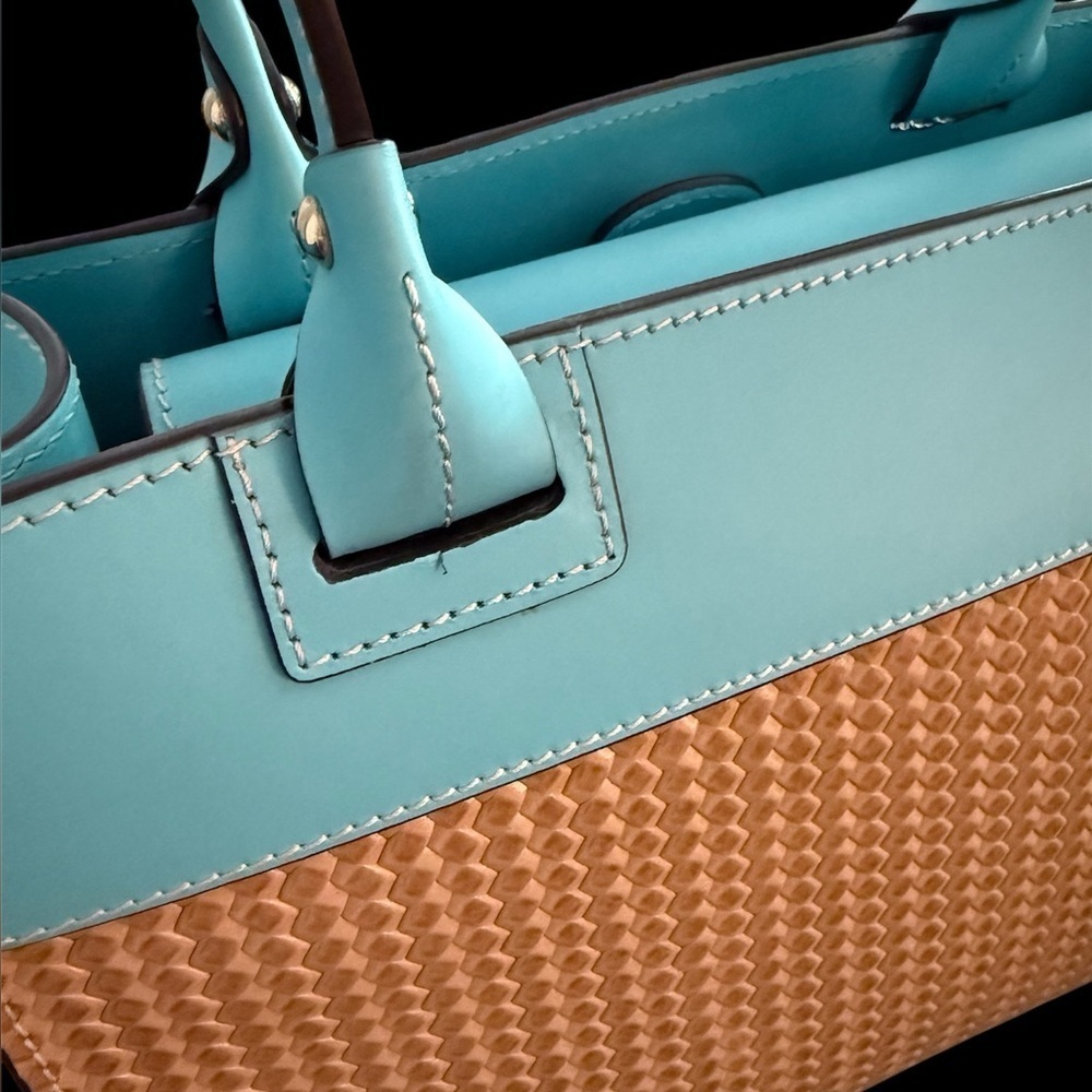 Dooney & Bourke Janine Straw Tote with Zipper | NWT - Picture 8 of 11